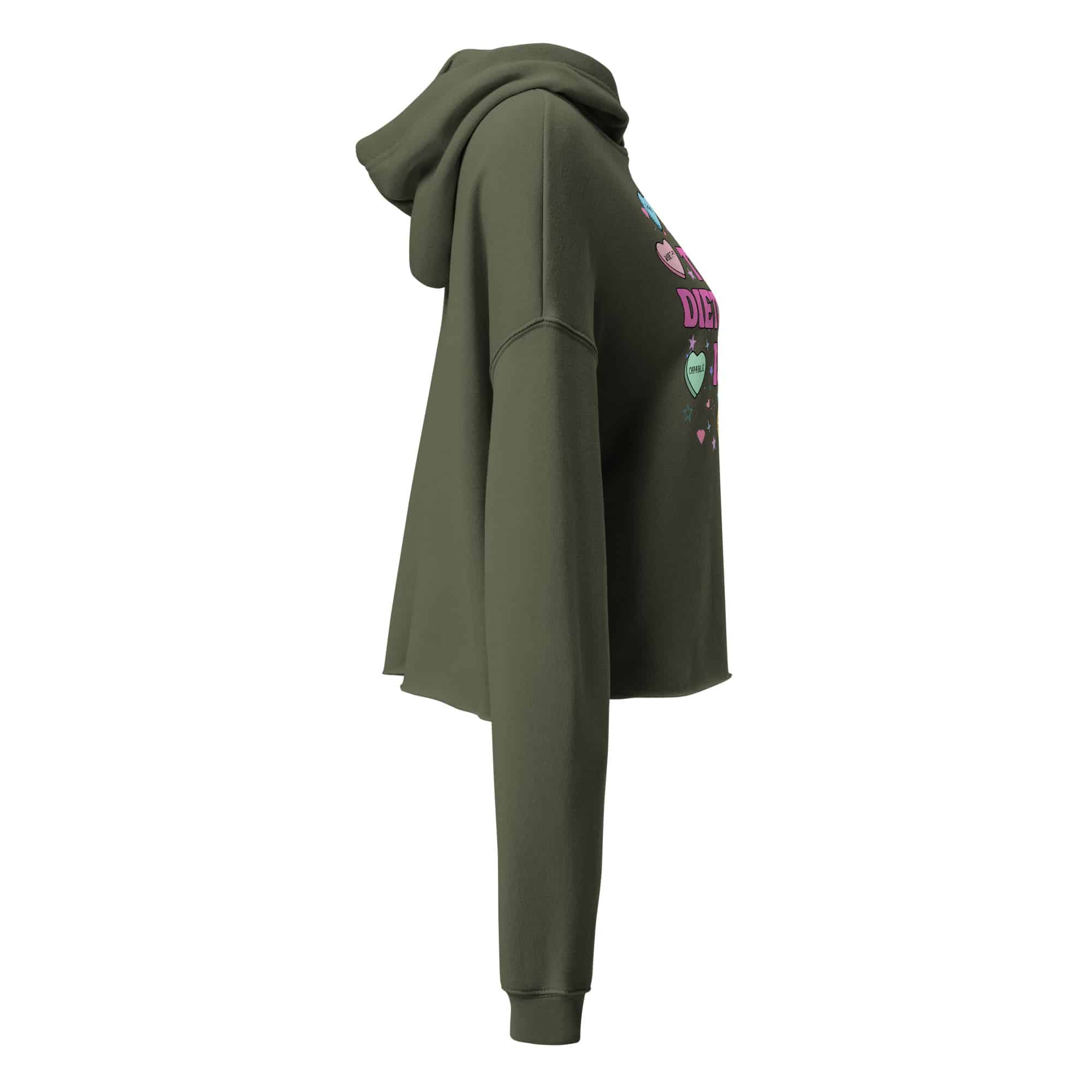 This Dietitian Is...Valentine's Crop Hoodie - Image 7