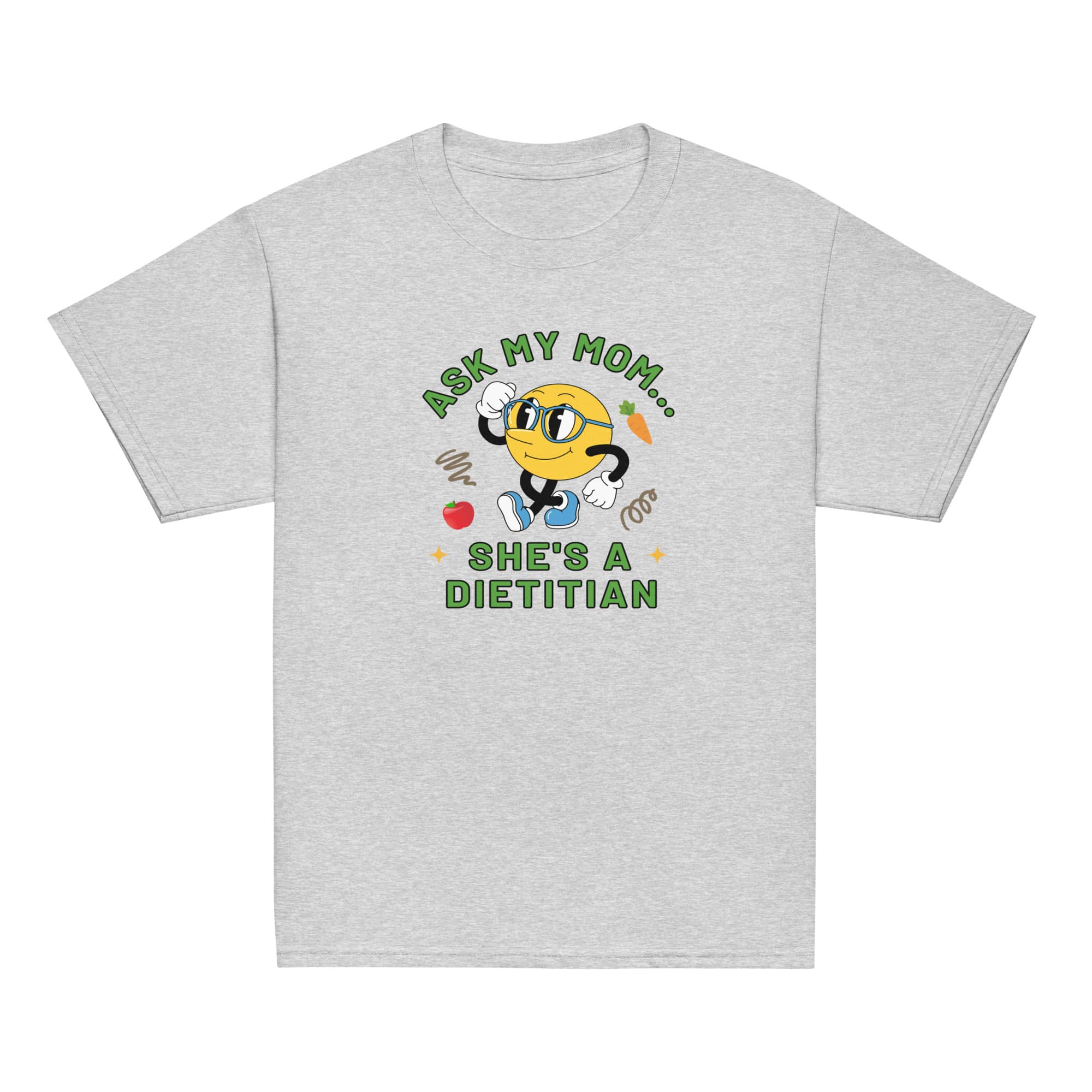 Ask My Mom, She's a Dietitian Youth Classic Tee - Image 5