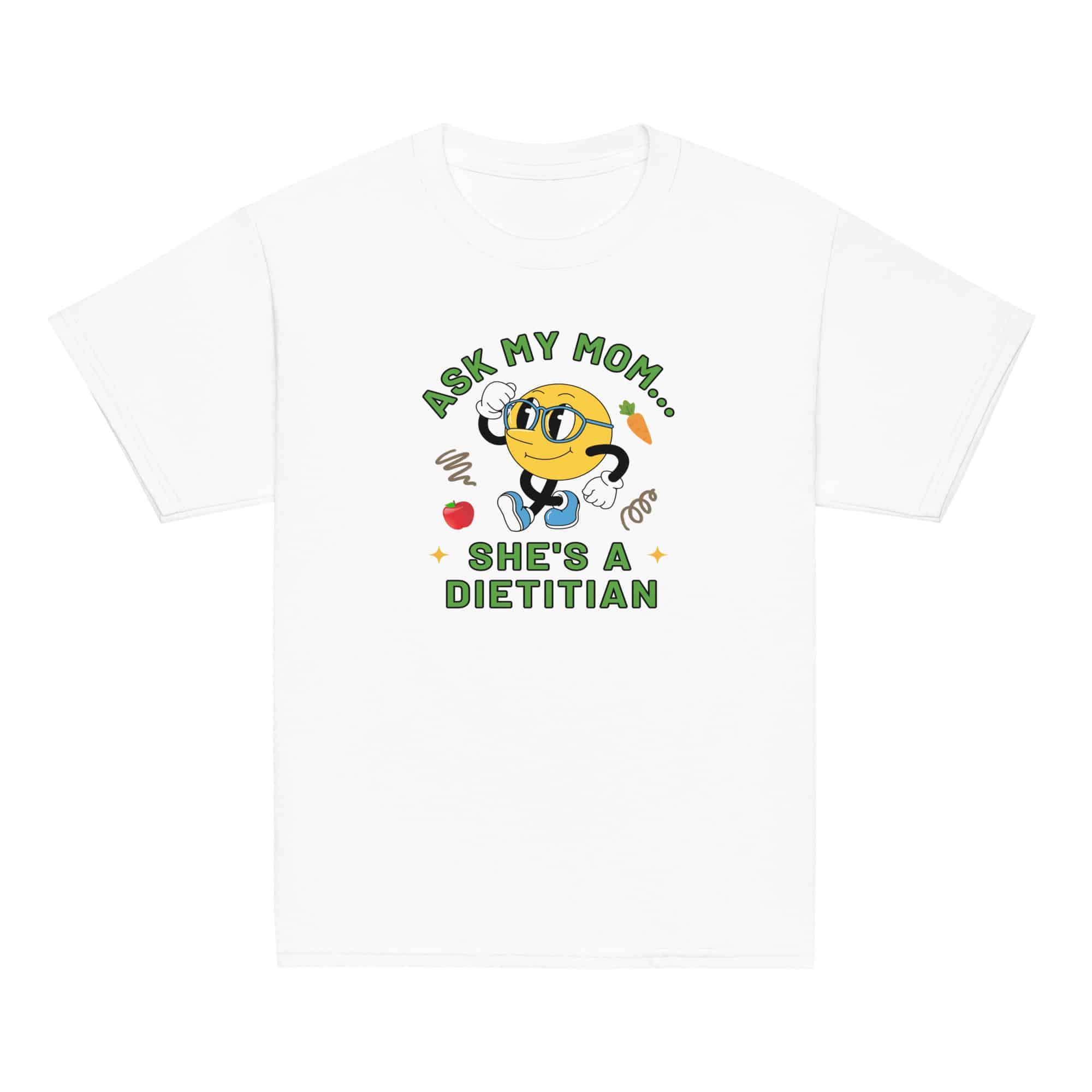 Ask My Mom, She's a Dietitian Youth Classic Tee - Image 13