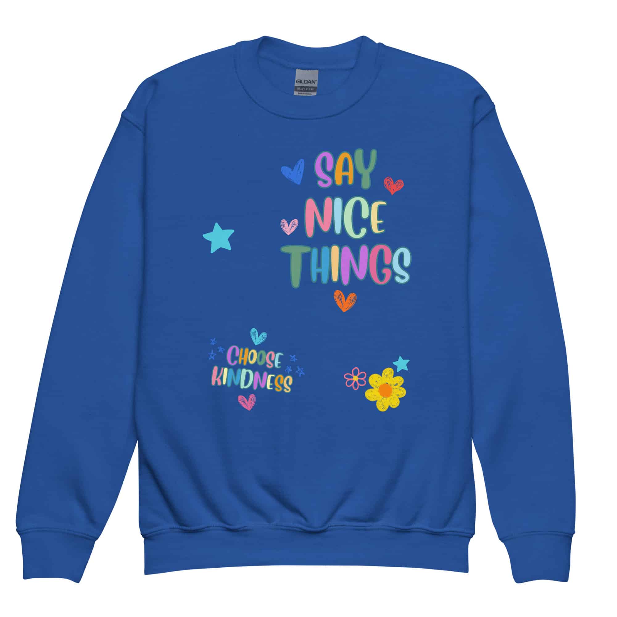 Say Nice Things Youth Crewneck Sweatshirt - Image 5