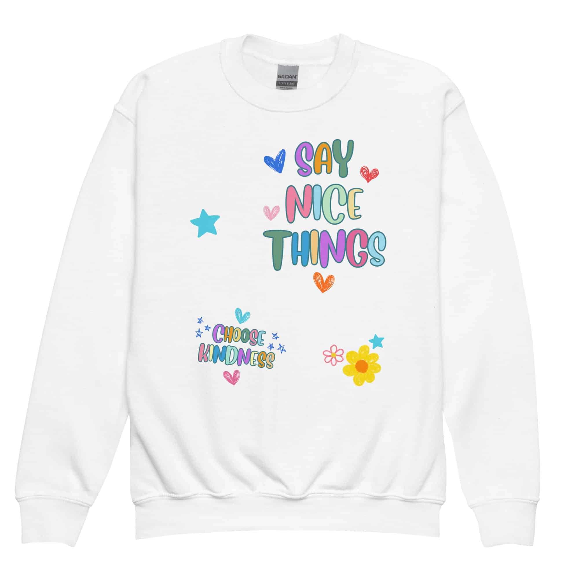 Say Nice Things Youth Crewneck Sweatshirt
