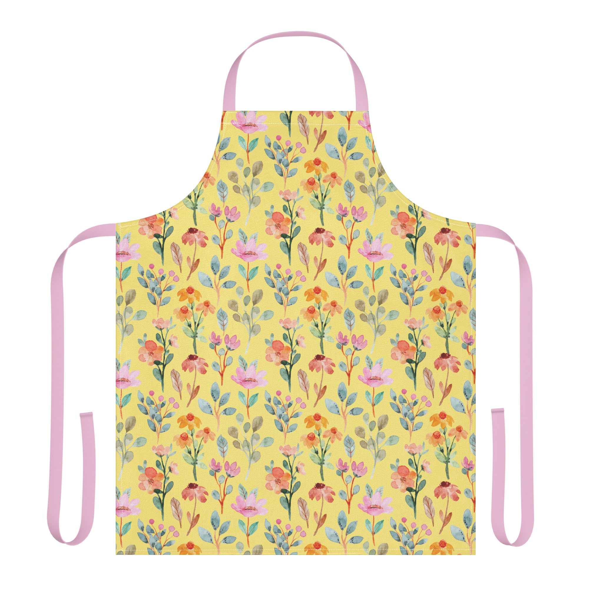 Yellow Floral Apron