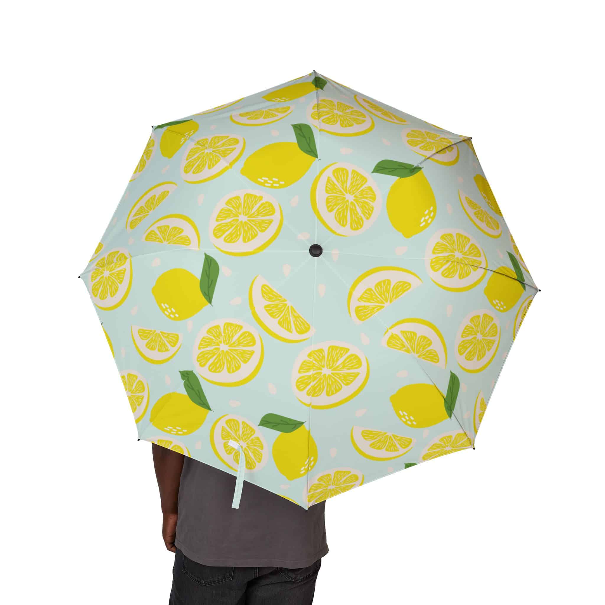 Lemon Drop Semi-Automatic Foldable Umbrella - Image 4
