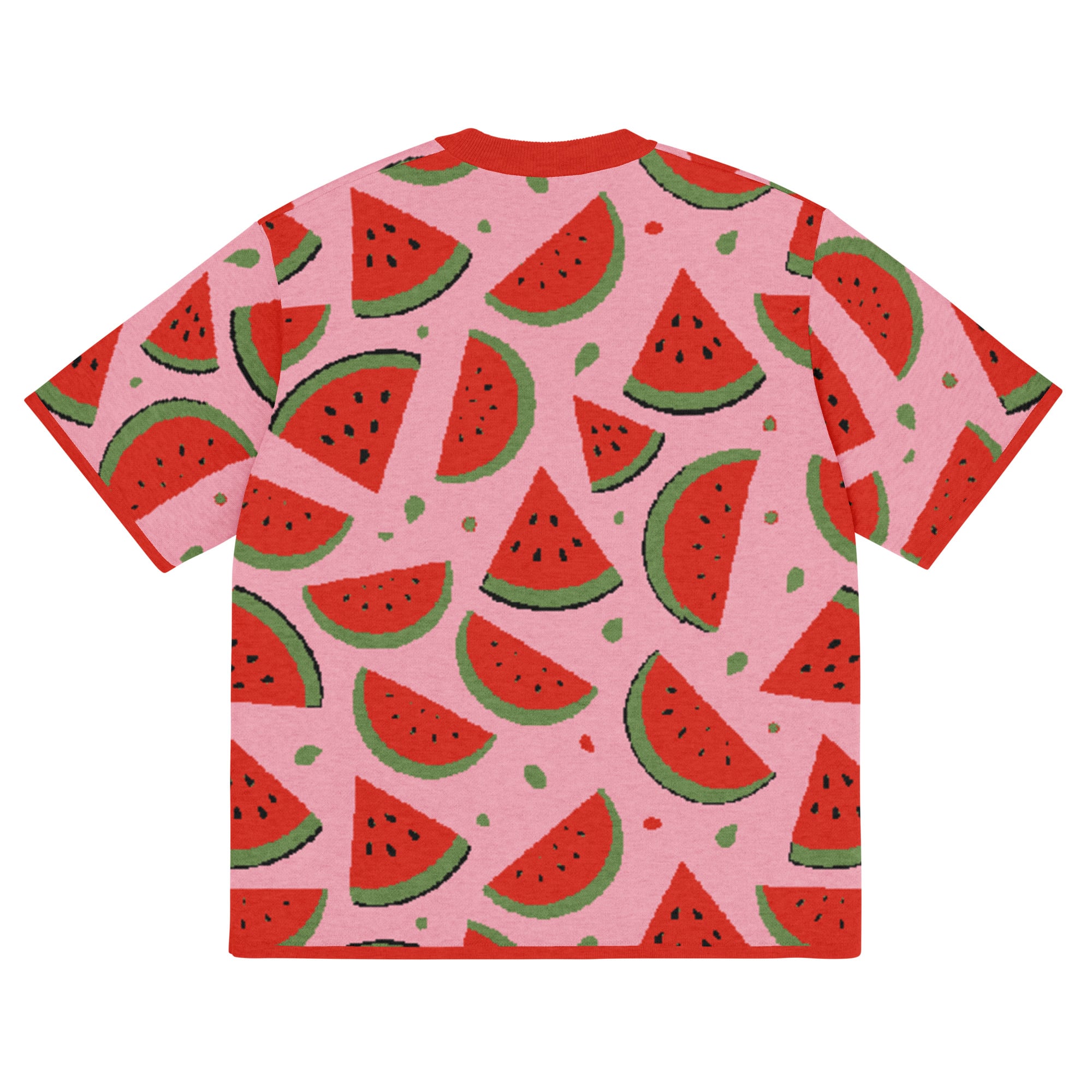 Fresh Watermelon Knitted Classic Tee - Image 4
