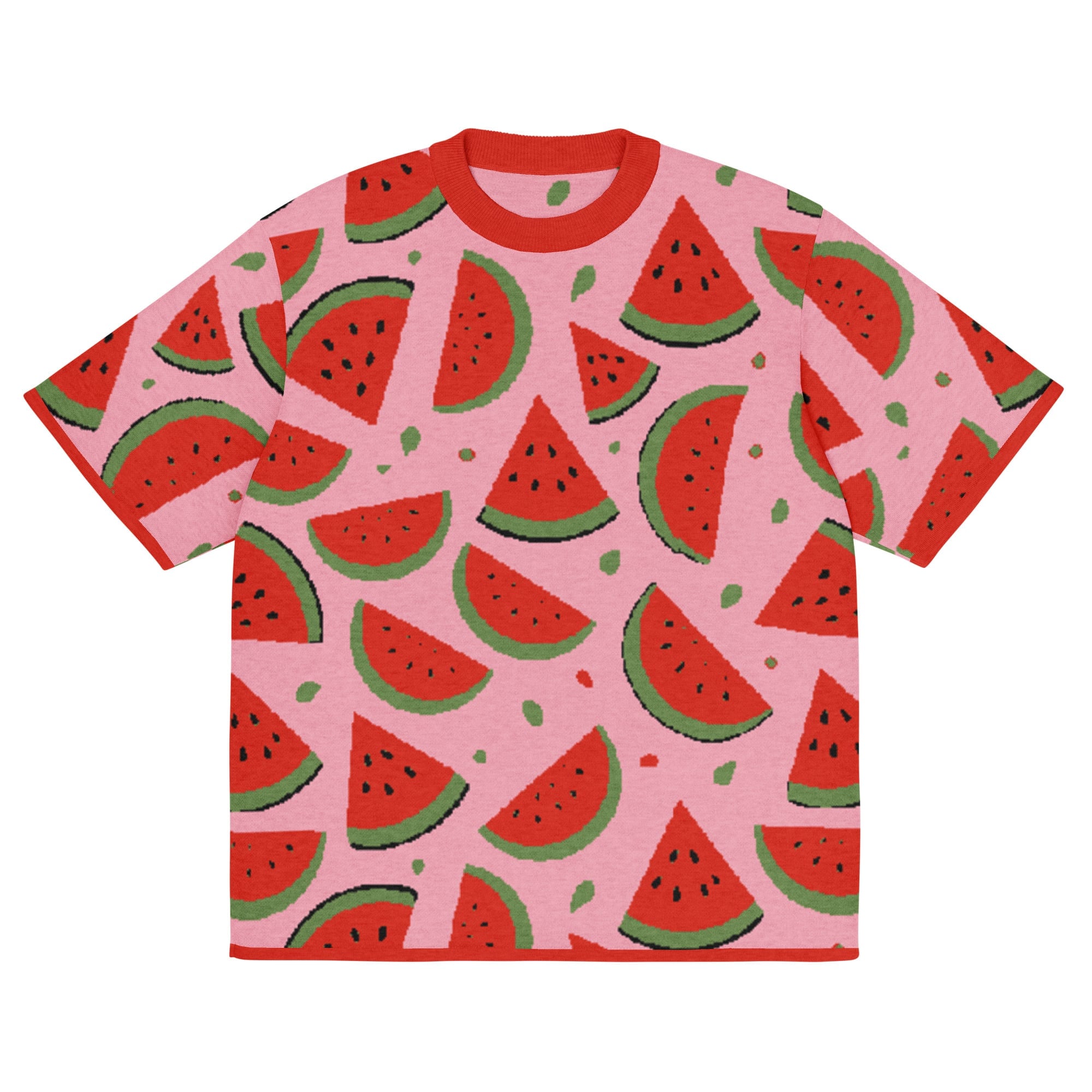 Fresh Watermelon Knitted Classic Tee
