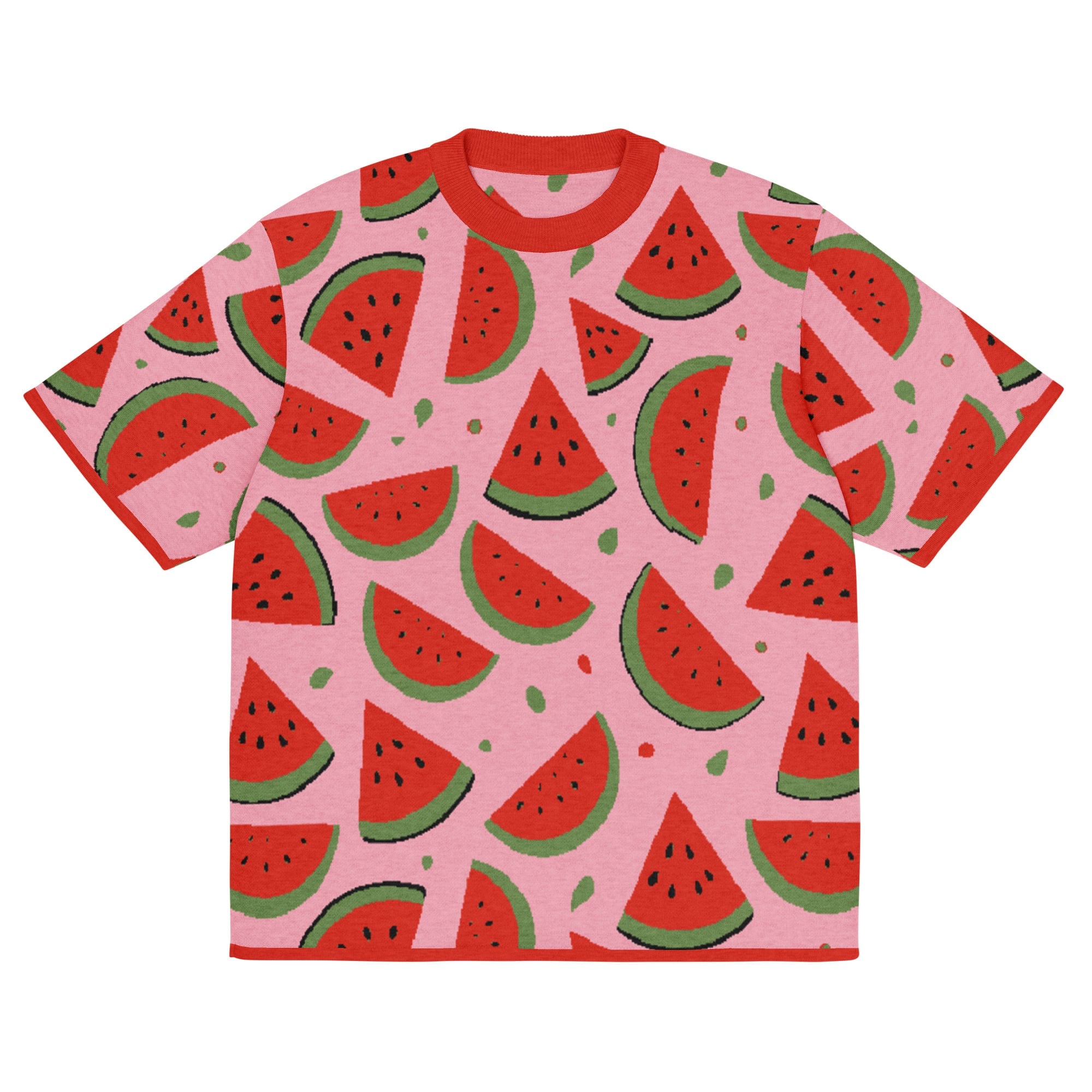 Fresh Watermelon Knitted Classic Tee - Image 17
