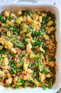 Easy Teriyaki Chicken & Vegetable Casserole | 45-Minute Dinner beautifuleatsandthings.com